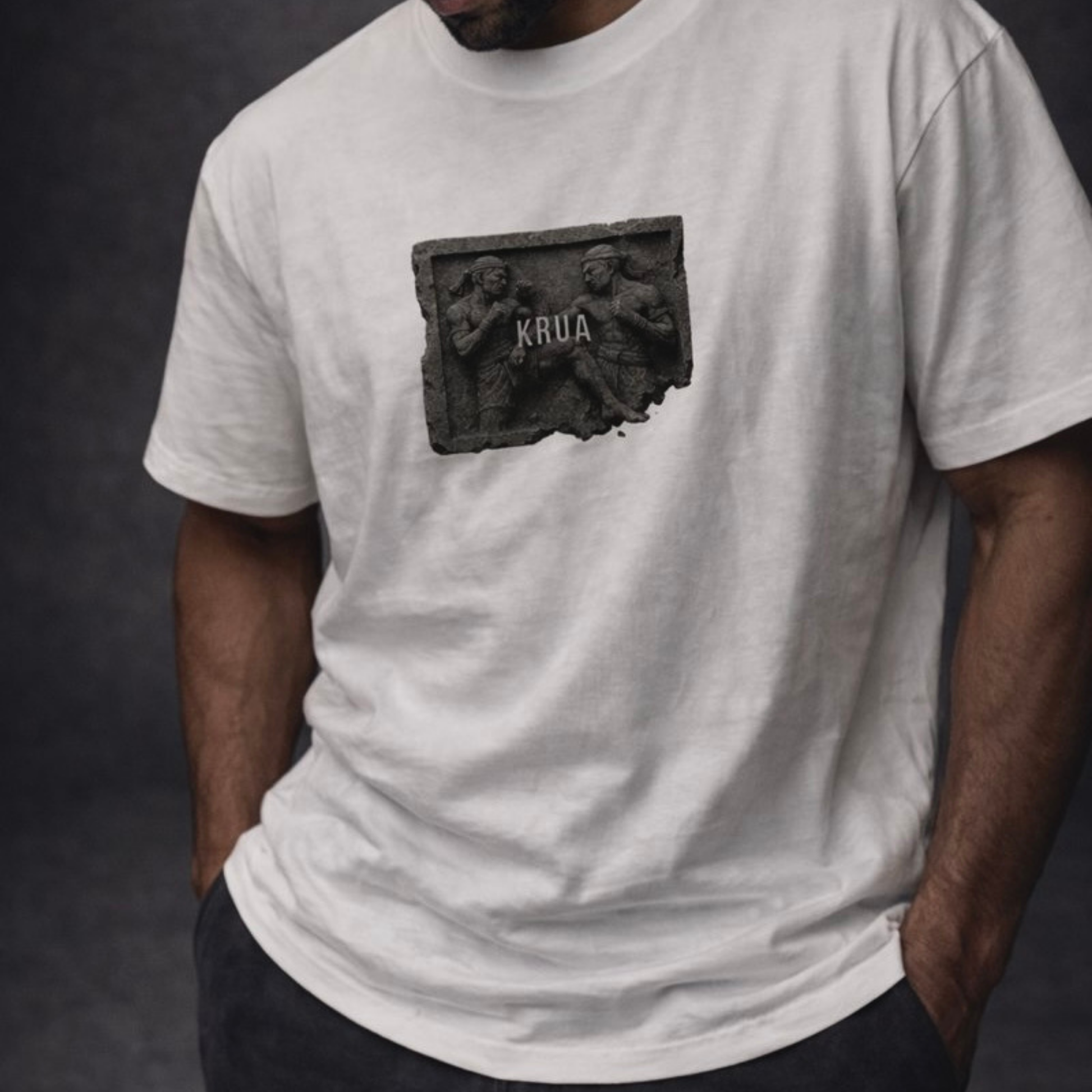 Heavyweight T-Shirt Stone Fight Scene