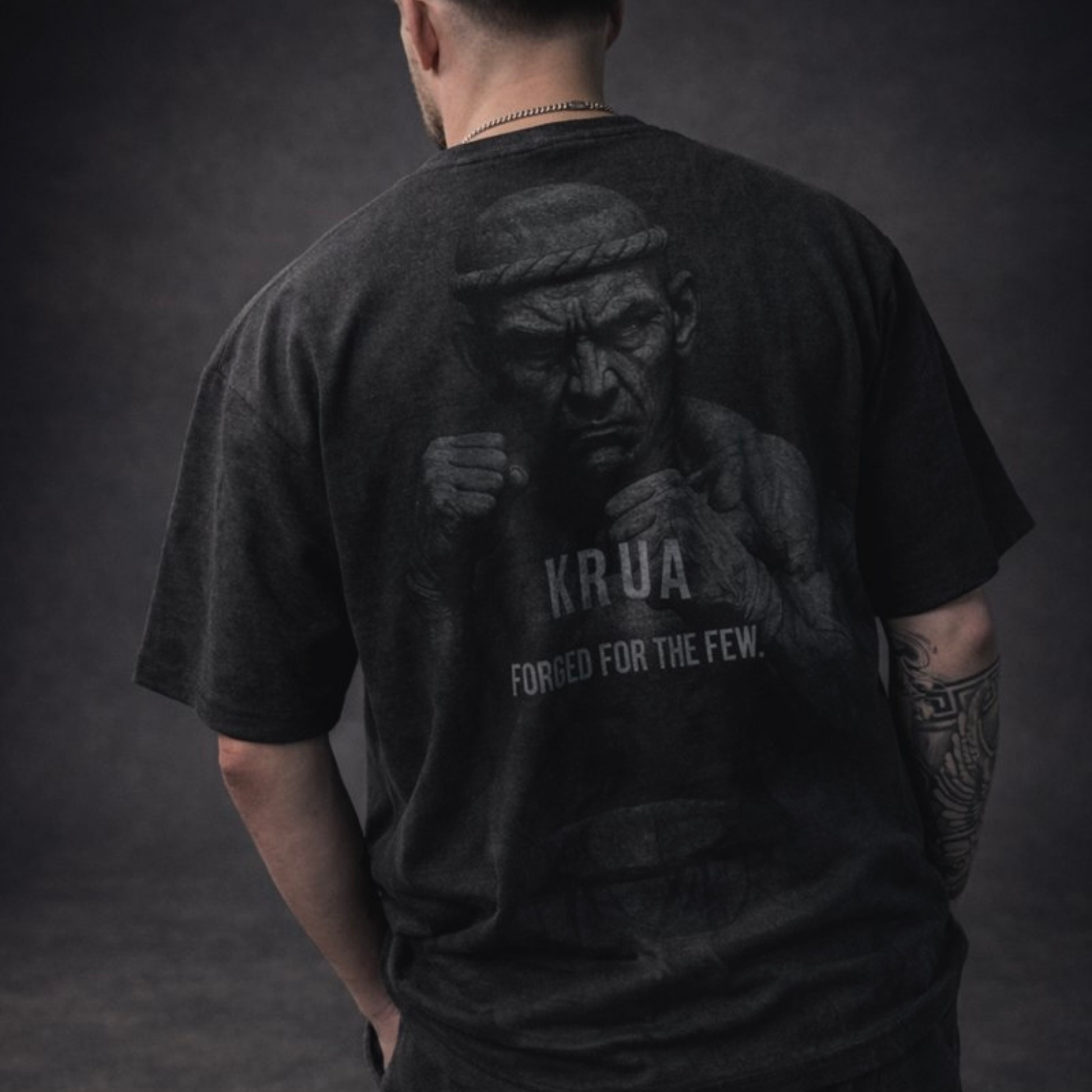 Heavyweight T-Shirt Stone Chess Boxer